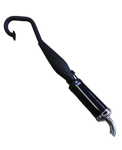 Auspuff schwarz chrom pocket - schwarz,